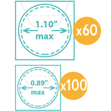 Will fit mix coin size